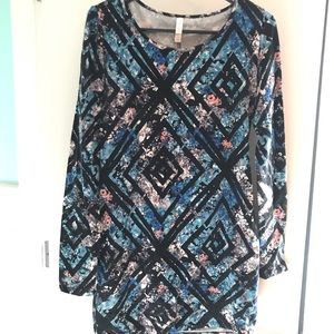 Long sleeve floral dress